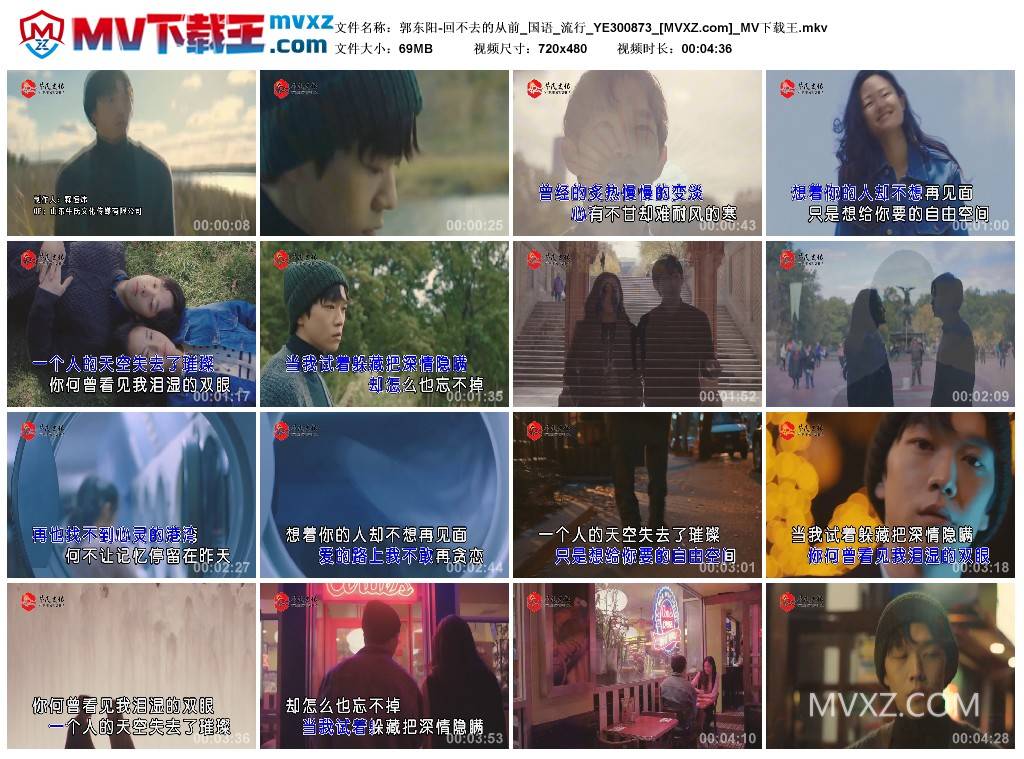 郭东阳-回不去的从前_国语_流行_YE300873